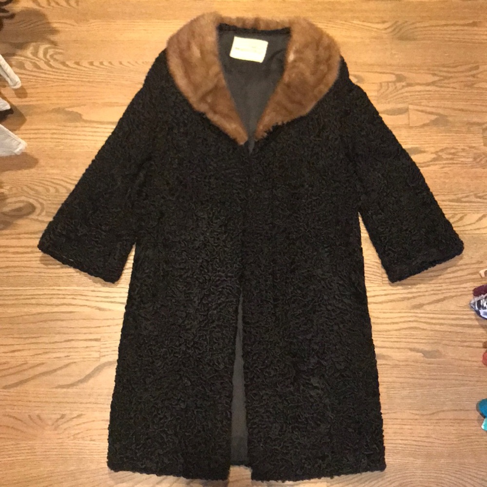 Vintage 1940’s Wool and Mink Coat